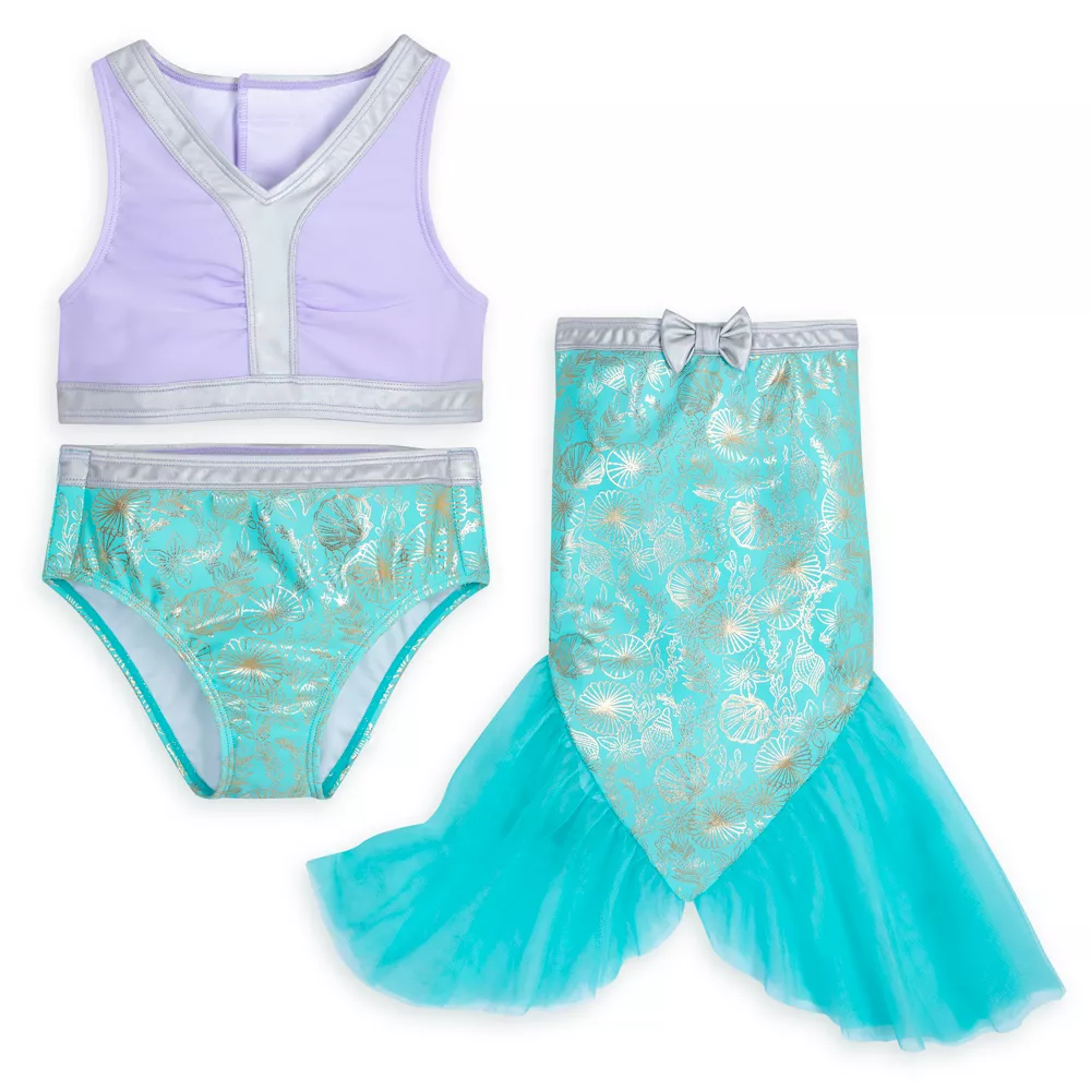 Disney Store Maillot De Bain 3 pièces Adaptatif La Petite Sirène Pour Enfants