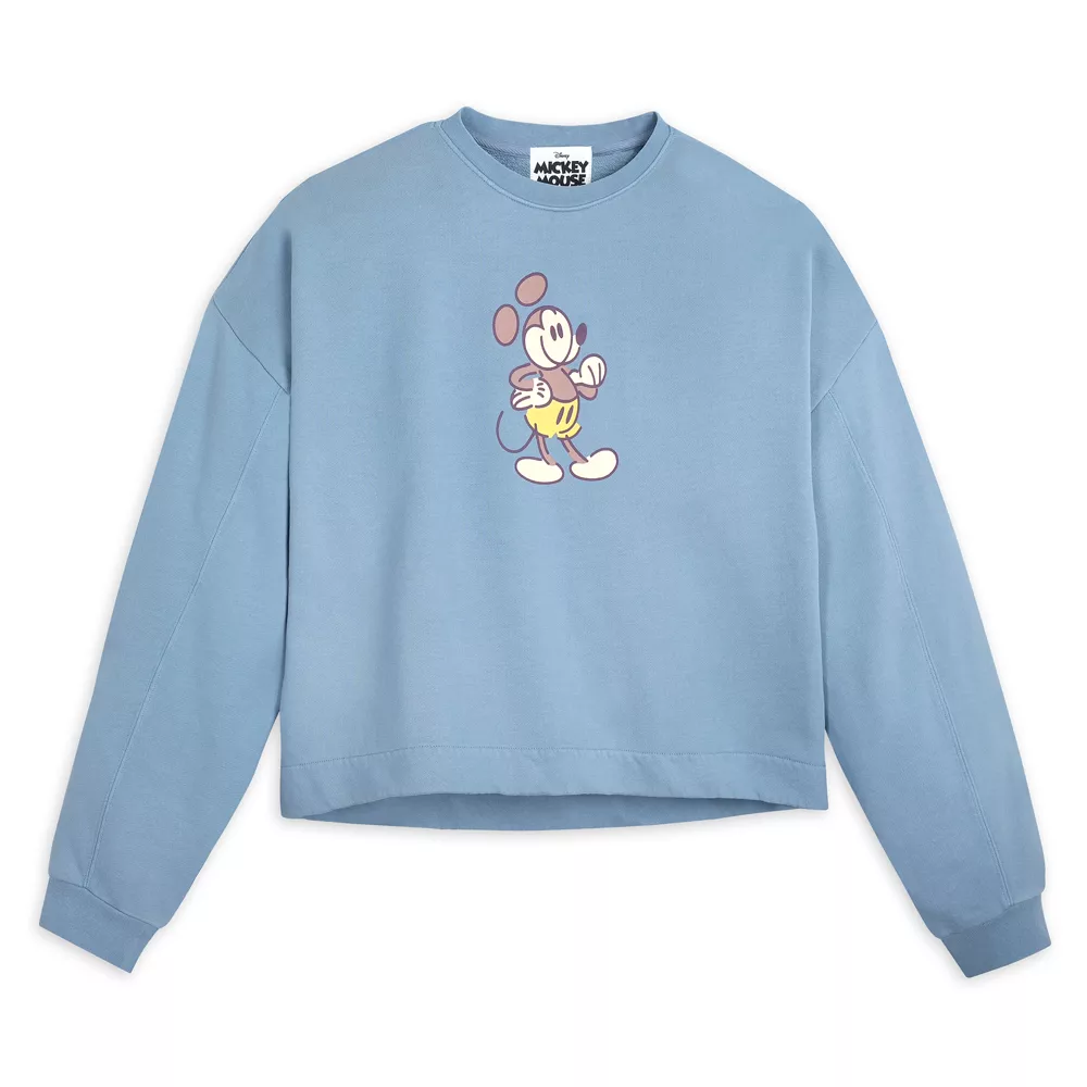 Disney Store Sweatshirt Mickey Genuine Mousewear Bleu Pour Femmes
