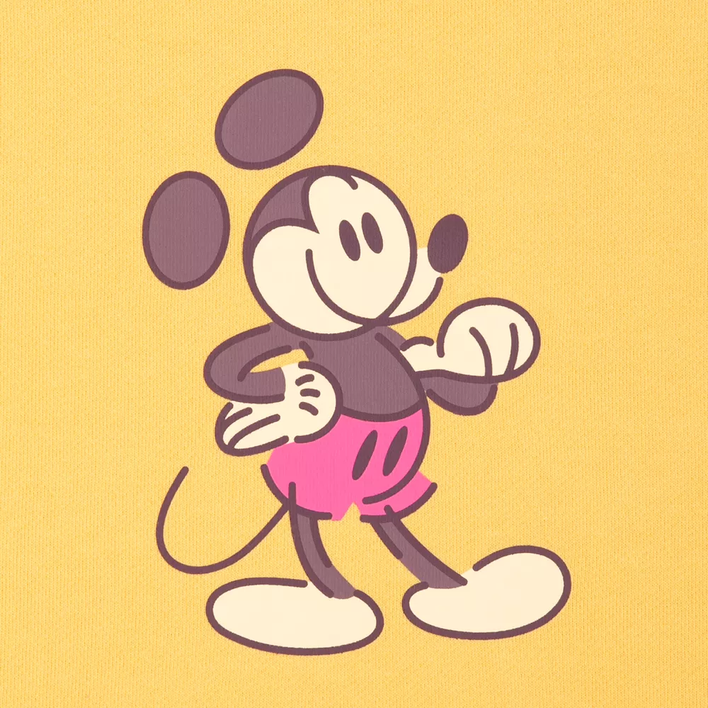 Disney Store Sweatshirt Mickey Genuine Mousewear Jaune Pour Femmes – Image 2