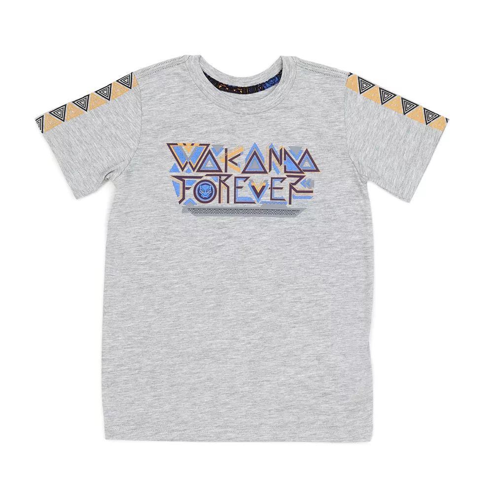 Disney Store T-shirt Wakanda Forever Pour Enfants, Black Panther: World Of Wakanda