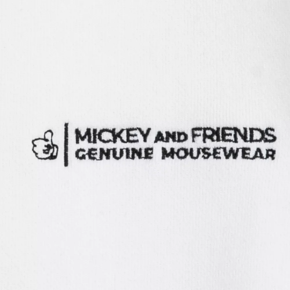 Disney Store Sweatshirt Mickey Genuine Mousewear à Capuche Blanc Pour Adultes – Image 3