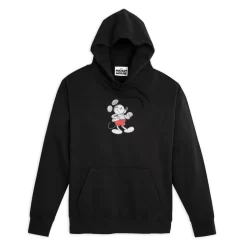 Disney Store Sweatshirt Mickey Genuine Mousewear à Capuche Noir Pour Adultes