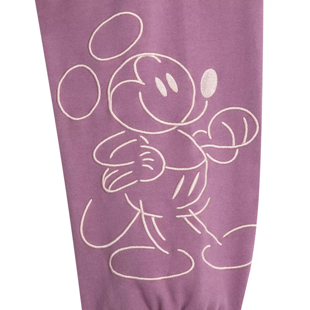 Disney Store Pantalon De Jogging Mickey Genuine Mousewear Mauve Pour Adultes – Image 3