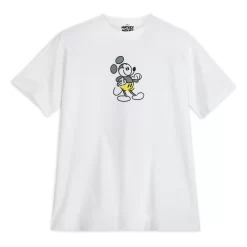 Disney Store T-shirt Mickey Genuine Mousewear Blanc Pour Adultes