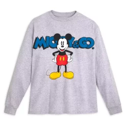 Disney Store Haut Ă Manches Longues Mickey Pour Adultes
