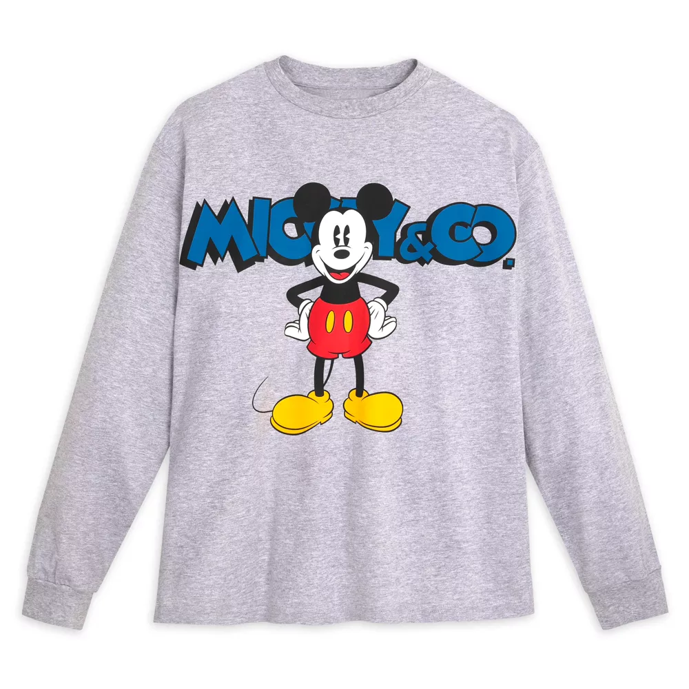 Disney Store Haut Ă Manches Longues Mickey Pour Adultes