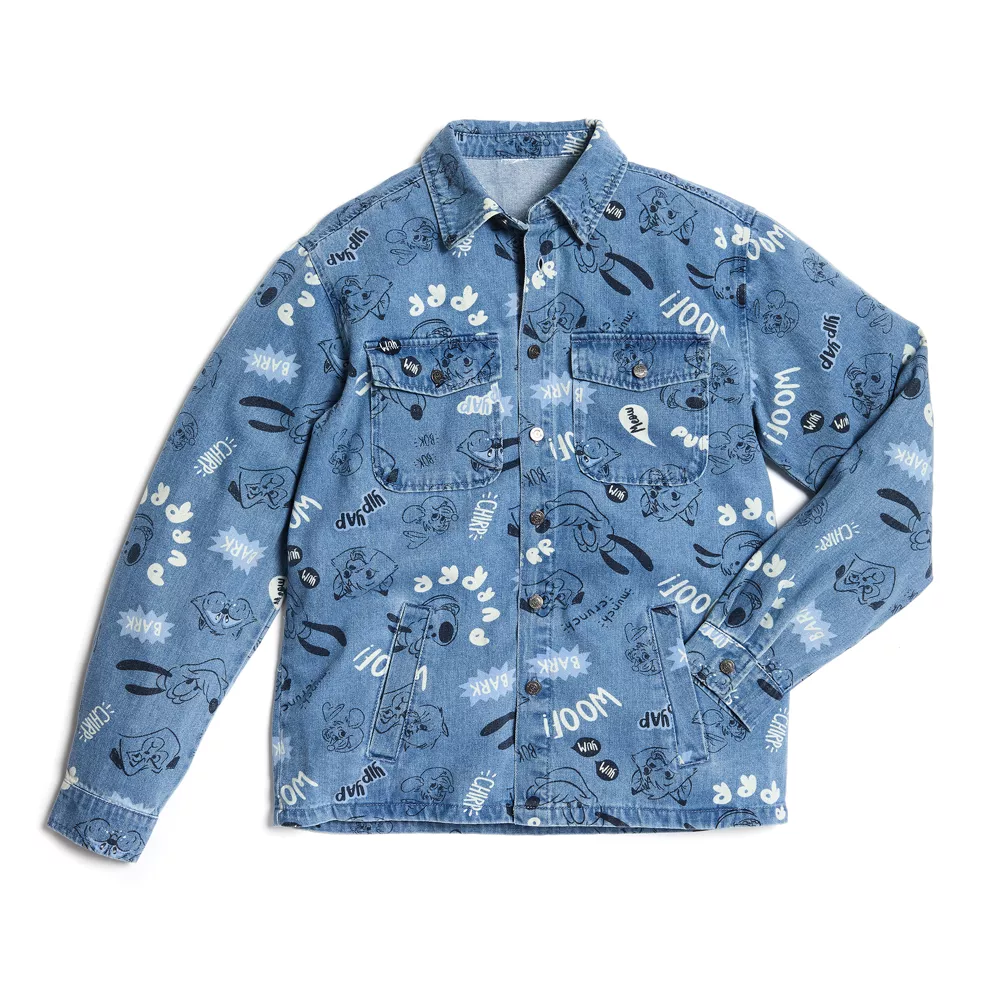 Disney Store Chemise En Denim Animaux De Disney Pour Adultes