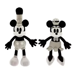 Ensemble De Petites Peluches Mickey Et Minnie Steamboat Willie Disney100 Decades
