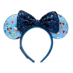 Loungefly Serre-tête Avec Oreilles Attractions Minnie Version Chibi Pour Adultes