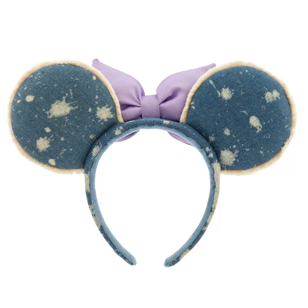 Disneyland Serre-tête à Oreilles De Minnie Lavande En Denim Pour Adultes – Image 3