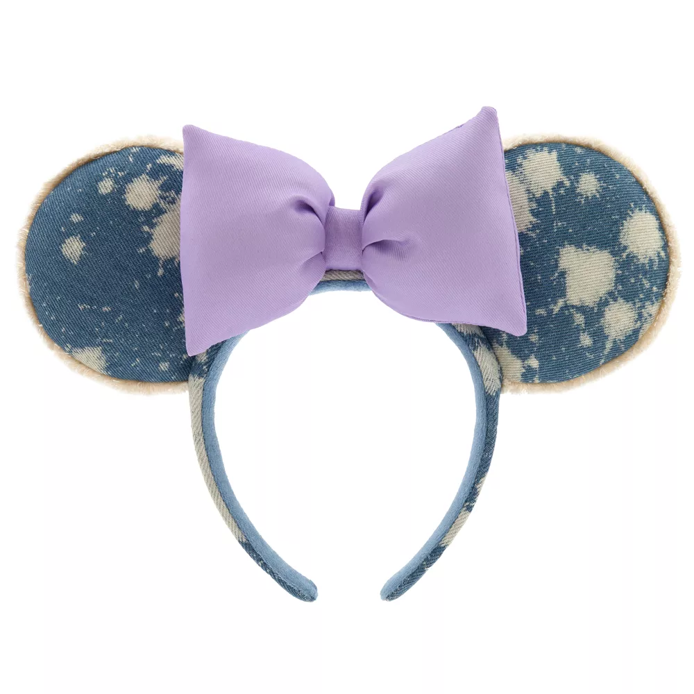 Disneyland Serre-tête à Oreilles De Minnie Lavande En Denim Pour Adultes