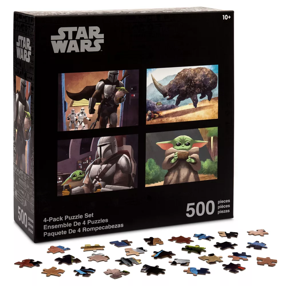 Disney Store Ensemble De 4Â puzzles The Mandalorian