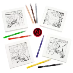 Disney Store Illustrations Encadrées à Colorier Marvel