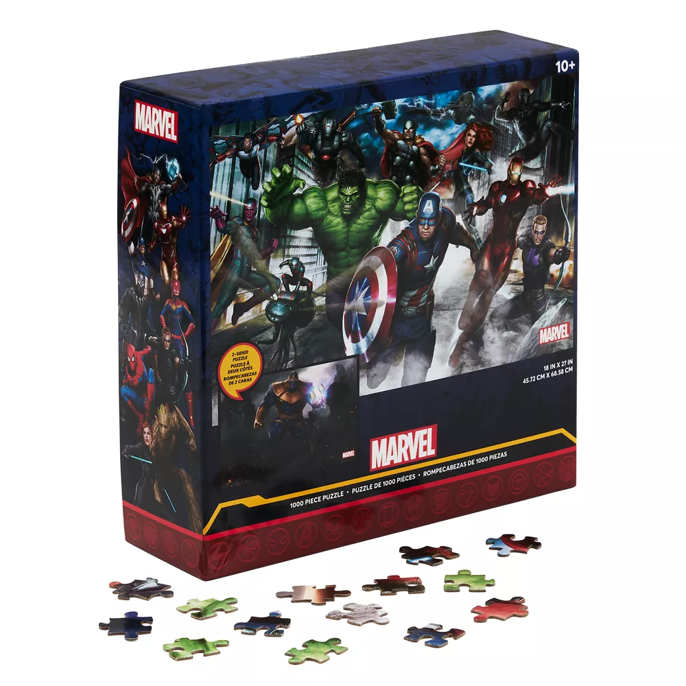 Disney Store Puzzle Marvel 1 000 pièces Double Face