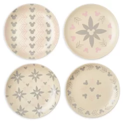 Disneyland Lot De 4Â assiettes Mickey Mouse Homestead