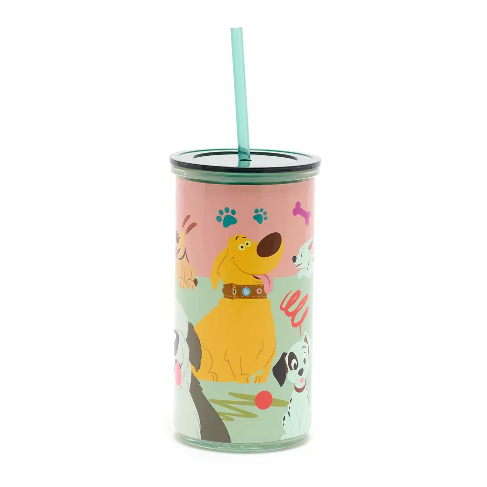 Disney Store Gobelet Avec Paille Chiens Disney