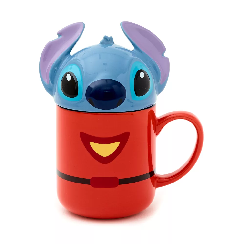 Disney Store Mug Stitch Avec Couvercle