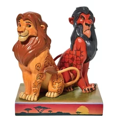 Enesco Figurine Simba Et Scar Fiers Et Fougueux, Le Roi Lion