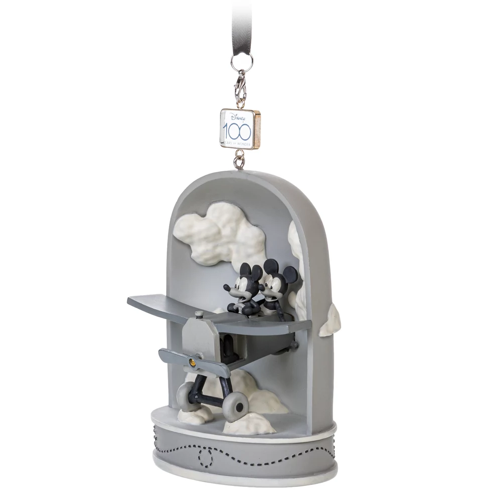 Décoration à Suspendre Mickey Et Minnie Plane Crazy, Collection Sketchbook, Disney100 Eras – Image 2