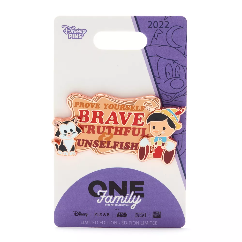 Disney One Family Pin's Pinocchio "Devise" En édition Limitée – Image 2