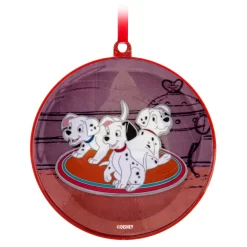 Disney Store Ensemble Décoration à Suspendre, Pin's Et Objet Mystère 101 Dalmatiens