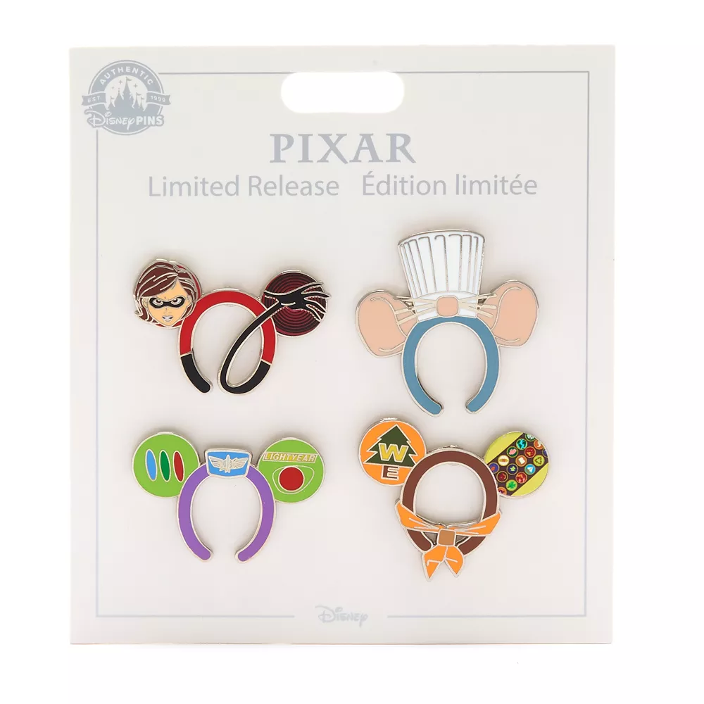 Disney Store Ensemble De Pin's Pixar En Forme D'oreilles De Mickey, 2 sur 2 – Image 2