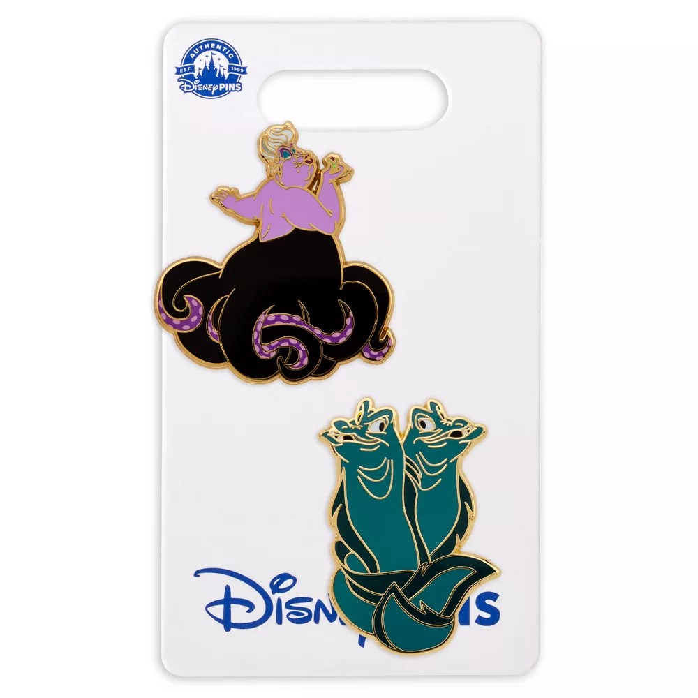 Disney Store Ensemble De Pin's Ursula, Flotsam Et Jetsam, La Petite Sirène – Image 4