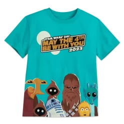 Disney Store T-shirt Star Wars Day May The 4th 2023 Pour Enfants